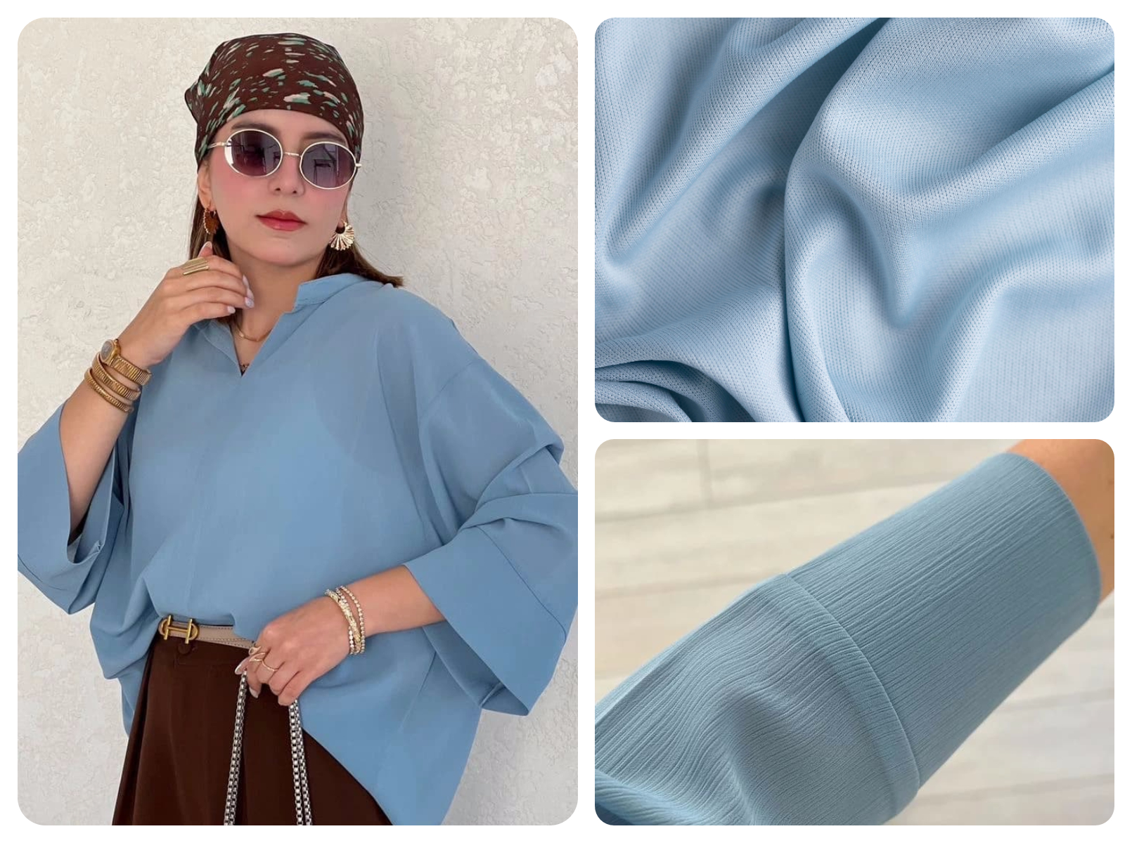 رنگ آبی مه آلود